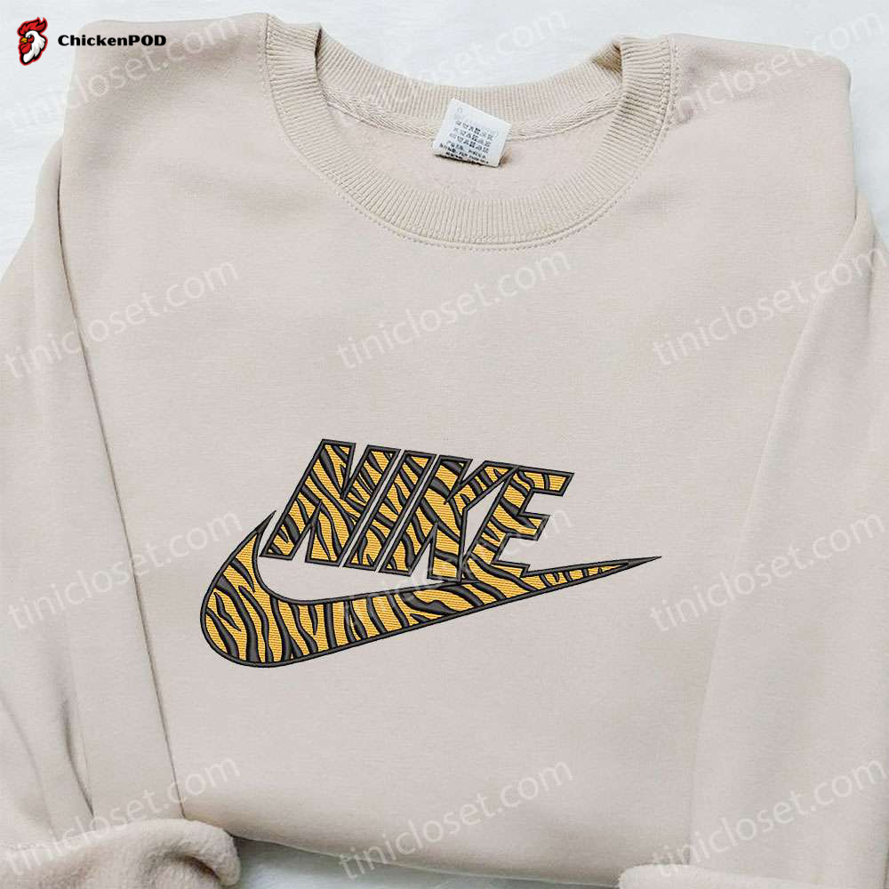 Pattern Tigger x Nike Embroidered Sweatshirt: Best Nike Inspired Hoodie Perfect Family Gifts