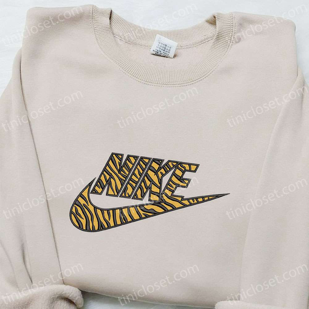 Pattern Tigger x Nike Embroidered Sweatshirt: Best Nike Inspired Hoodie Perfect Family Gifts