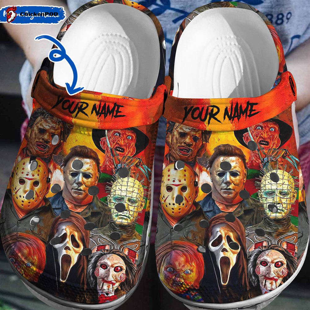 Personalized Horror Movies Halloween Crocs-Slippers Classic Clogs Shoes