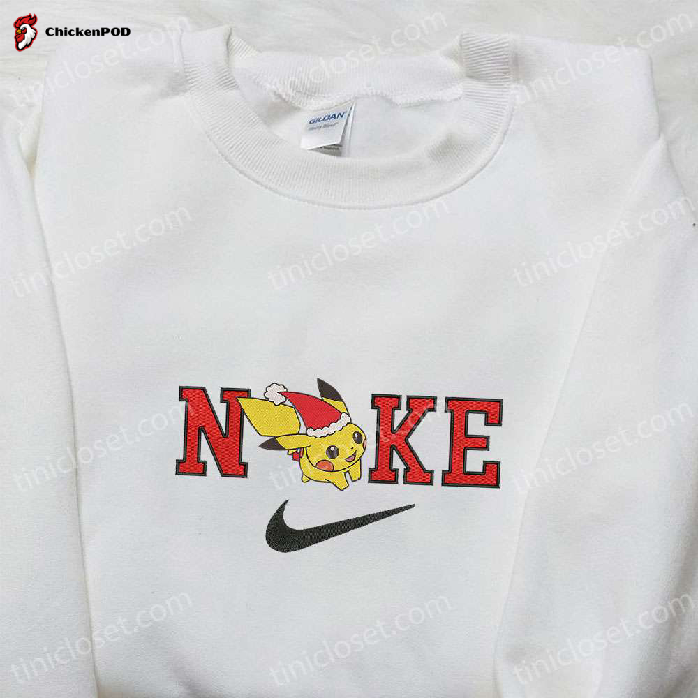 Nike x Christmas Minnie Rose Flower Cartoon Sweatshirt: Disney Characters Movie Merry Christmas Embroidered Shirt Best Gift Idea