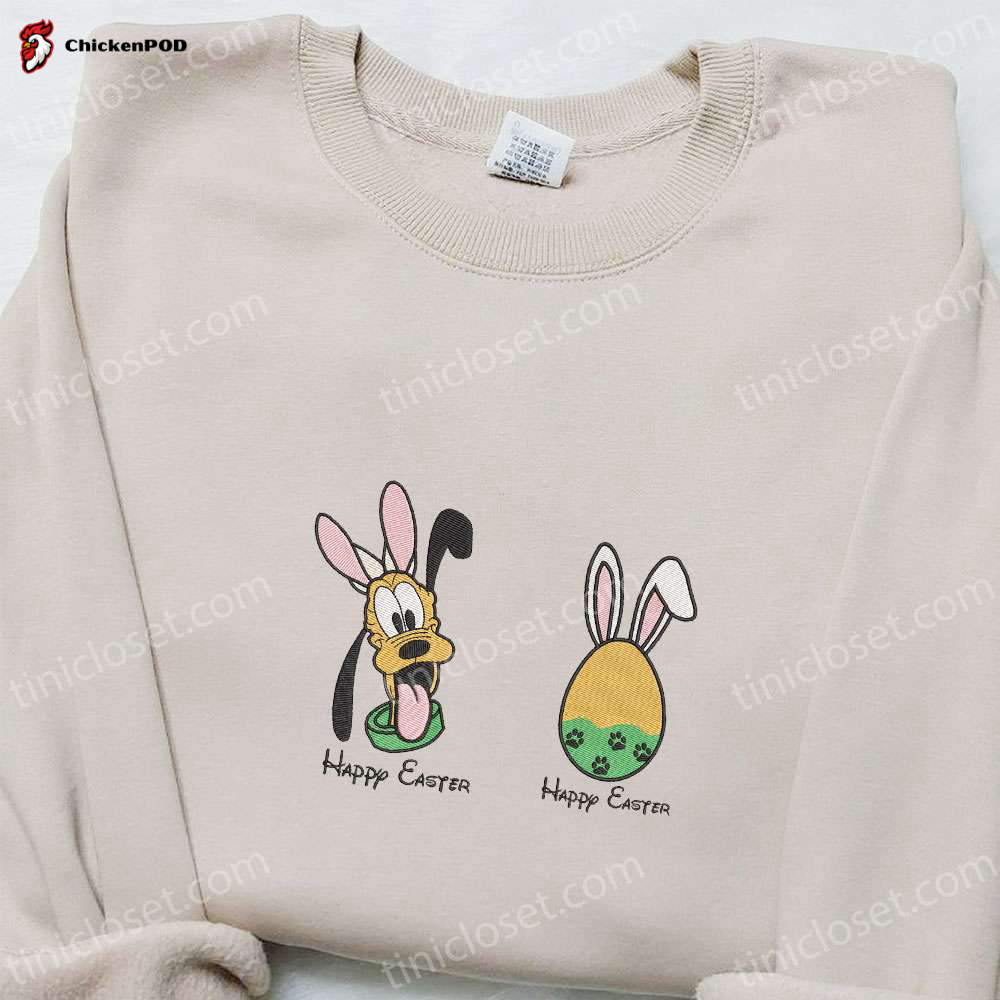 Pluto Happy Easter Embroidered Shirt Thanksgiving Hoodie: Best Holiday Gift Ideas