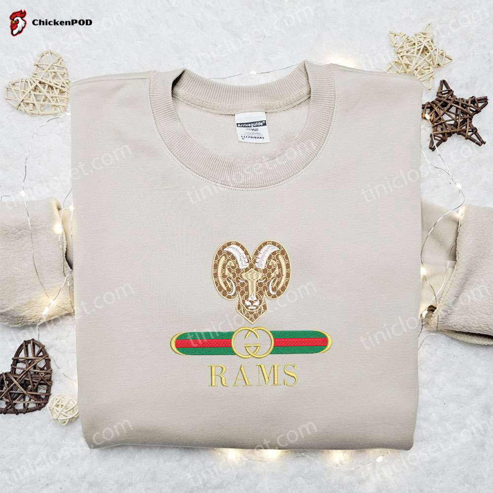 Rhode Island Rams x Gucci Embroidered Shirt & Hoodie: NCAA Sports Gear Perfect Gift Idea