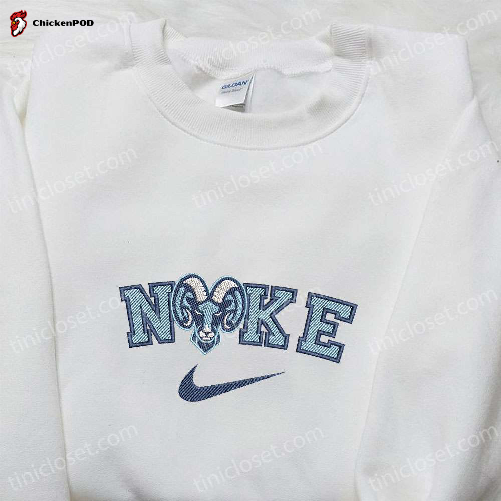 Rhode Island Rams Nike Embroidered Shirt & Hoodie: Perfect NCAA Sports Gift Idea