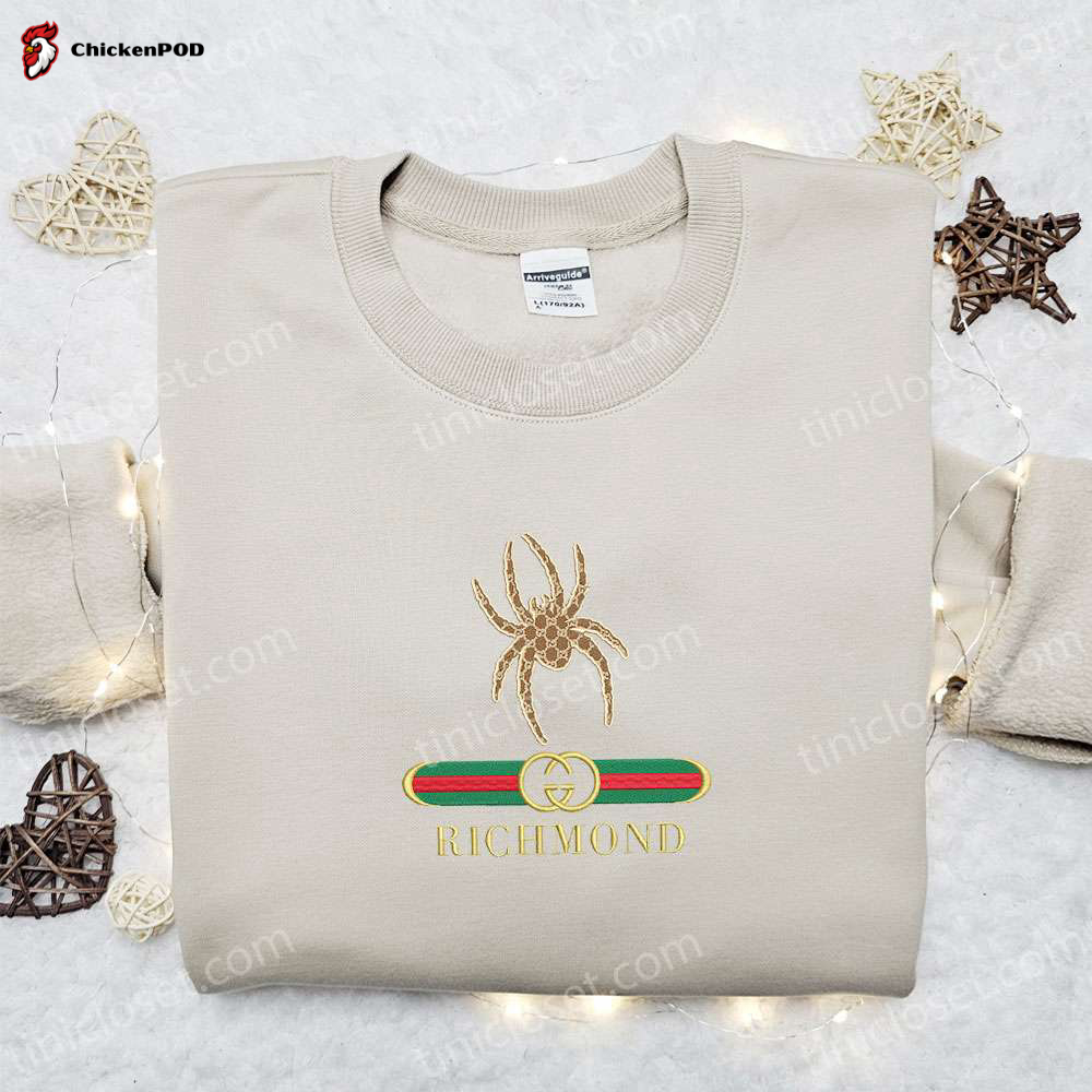 Richmond Spiders x Gucci Embroidered Shirt & Hoodie: NCAA Sports Best Gift Idea