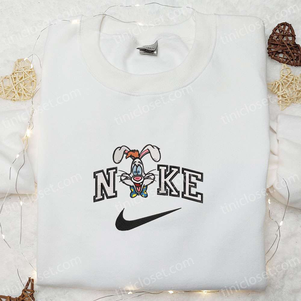 Roger Rabbit x Nike Cartoon Embroidered Sweatshirt – Disney Characters Shirt Perfect Family Gift Idea