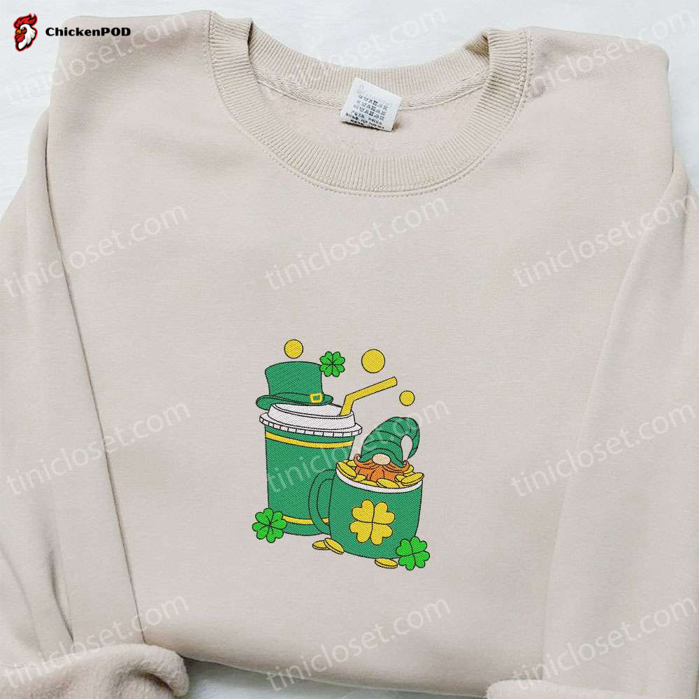 St Patrick s Day Clover Shirt & Hoodie: Best Holiday Gift Ideas with Embroidered Designs