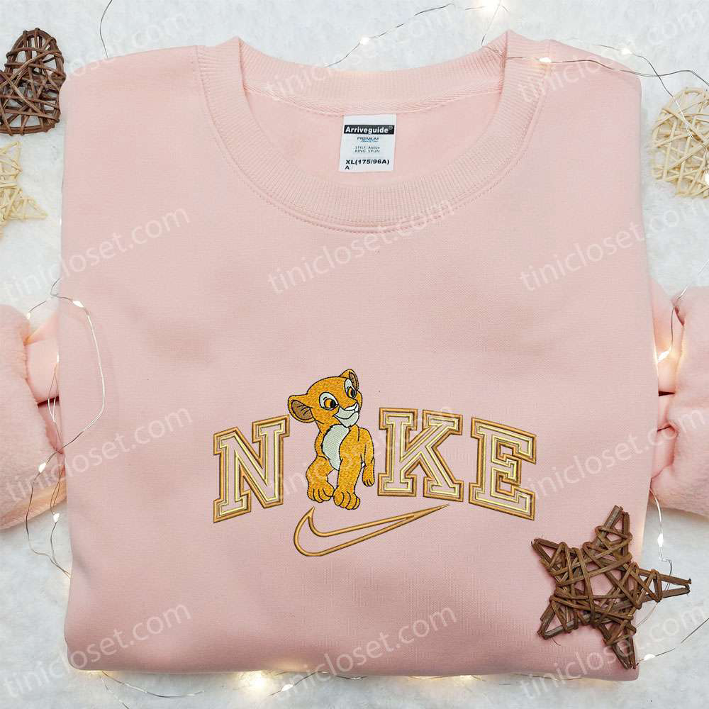 Simba x Nike Embroidered Shirt & Disney Lion King Hoodie: Perfect Family Gifts