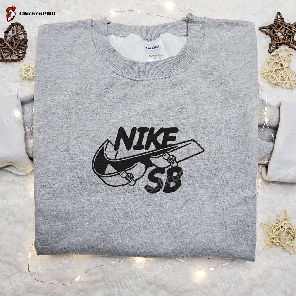 Skye x Nike Cartoon Embroidered Sweatshirt & Paw Patrol Shirt: Best Family Gift Ideas