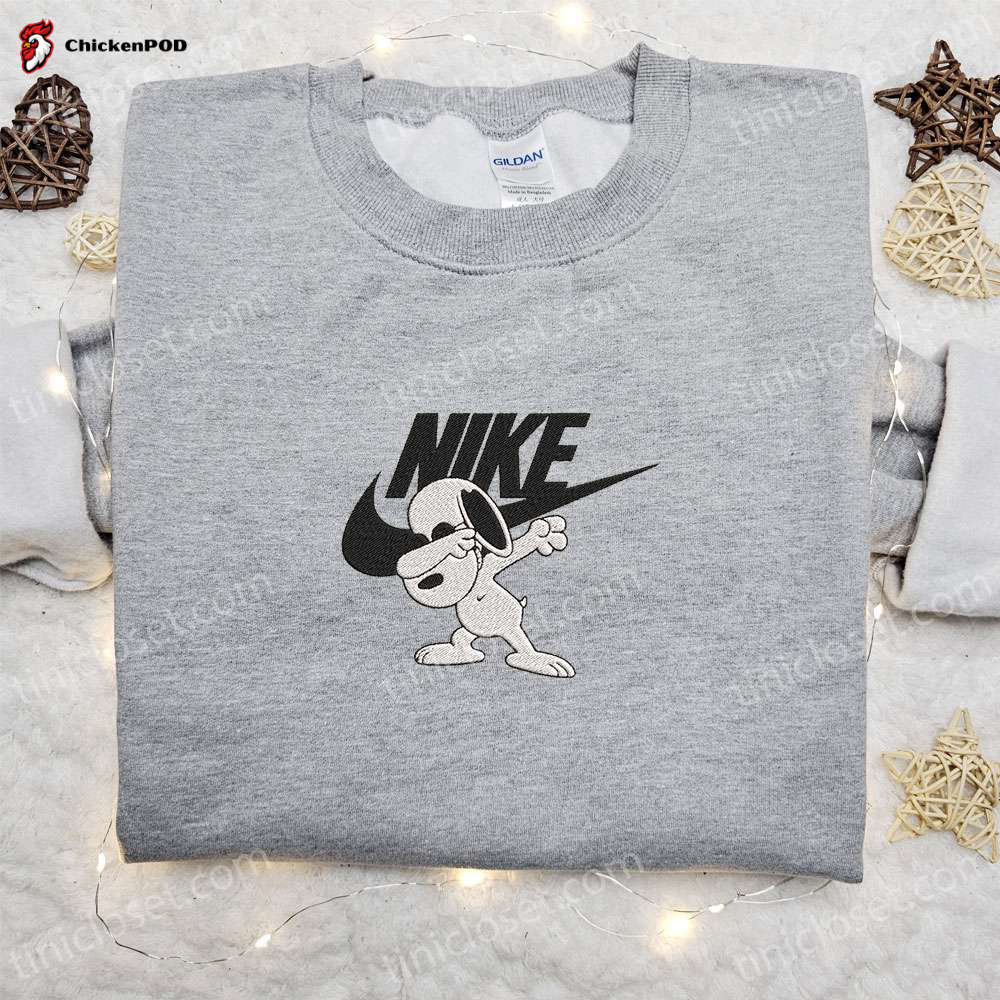 Skateboard x Swoosh Embroidered Sweatshirt: Nike Inspired Shirt Perfect Family Gift