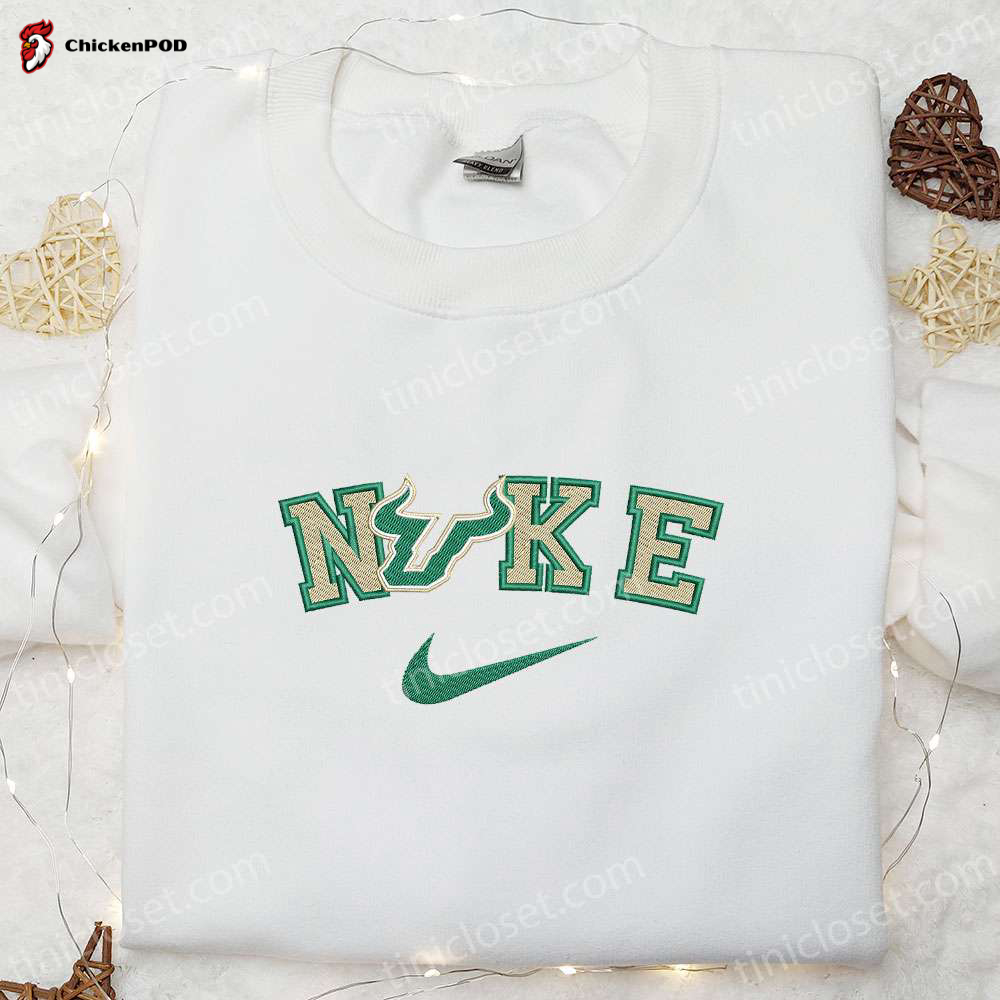 Shop South Florida Bulls x Nike Embroidered Shirt & NCAA Sports Hoodie – Best Gift Idea!