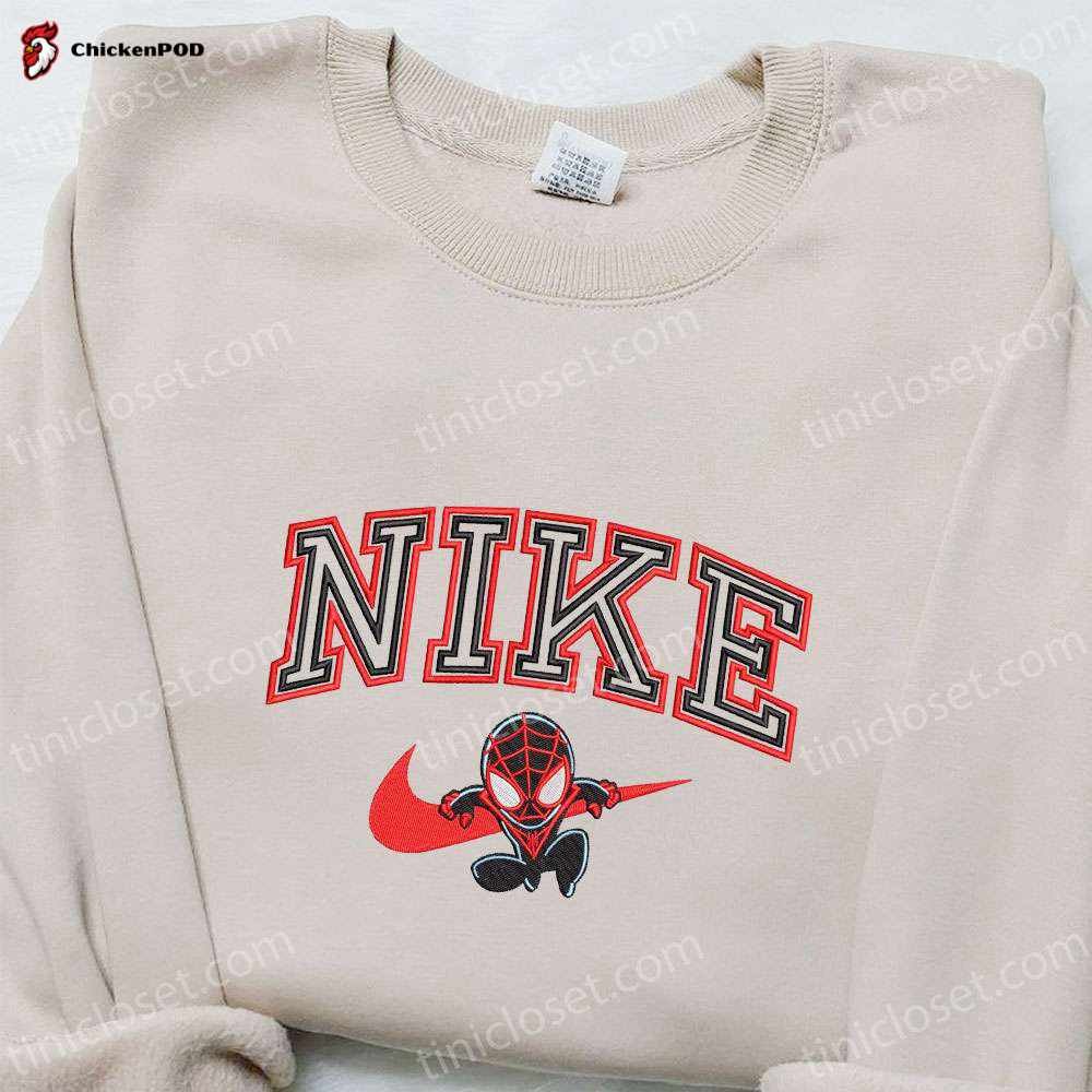 Exclusive Nike x SpongeBob Cartoon Embroidered Sweatshirt Disney Hoodie & Custom T-shirt