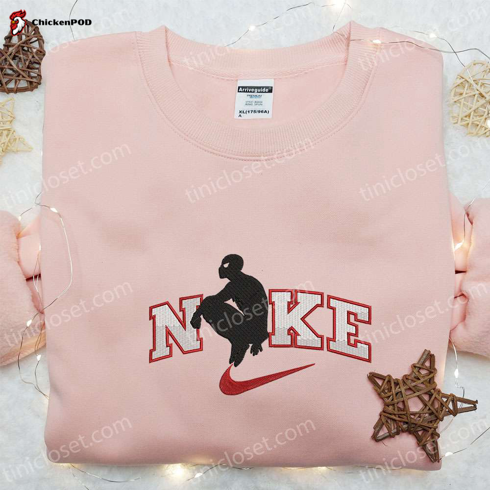 Spider-man Thinking x Nike Embroidered Sweatshirt – Marvel & DC Comics Shirt The Best Gift