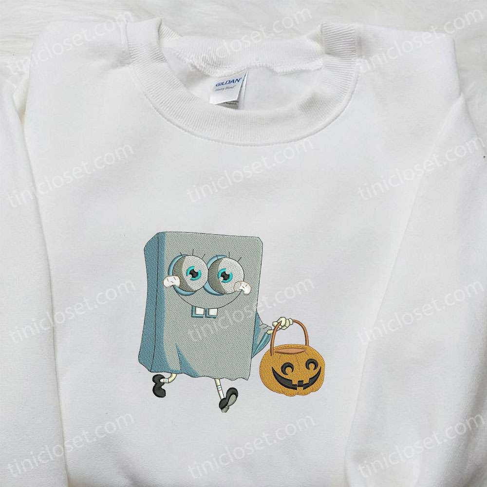 Spongebob Halloween Embroidered T-shirt & Cartoon Hoodie: Best Halloween Gift Ideas