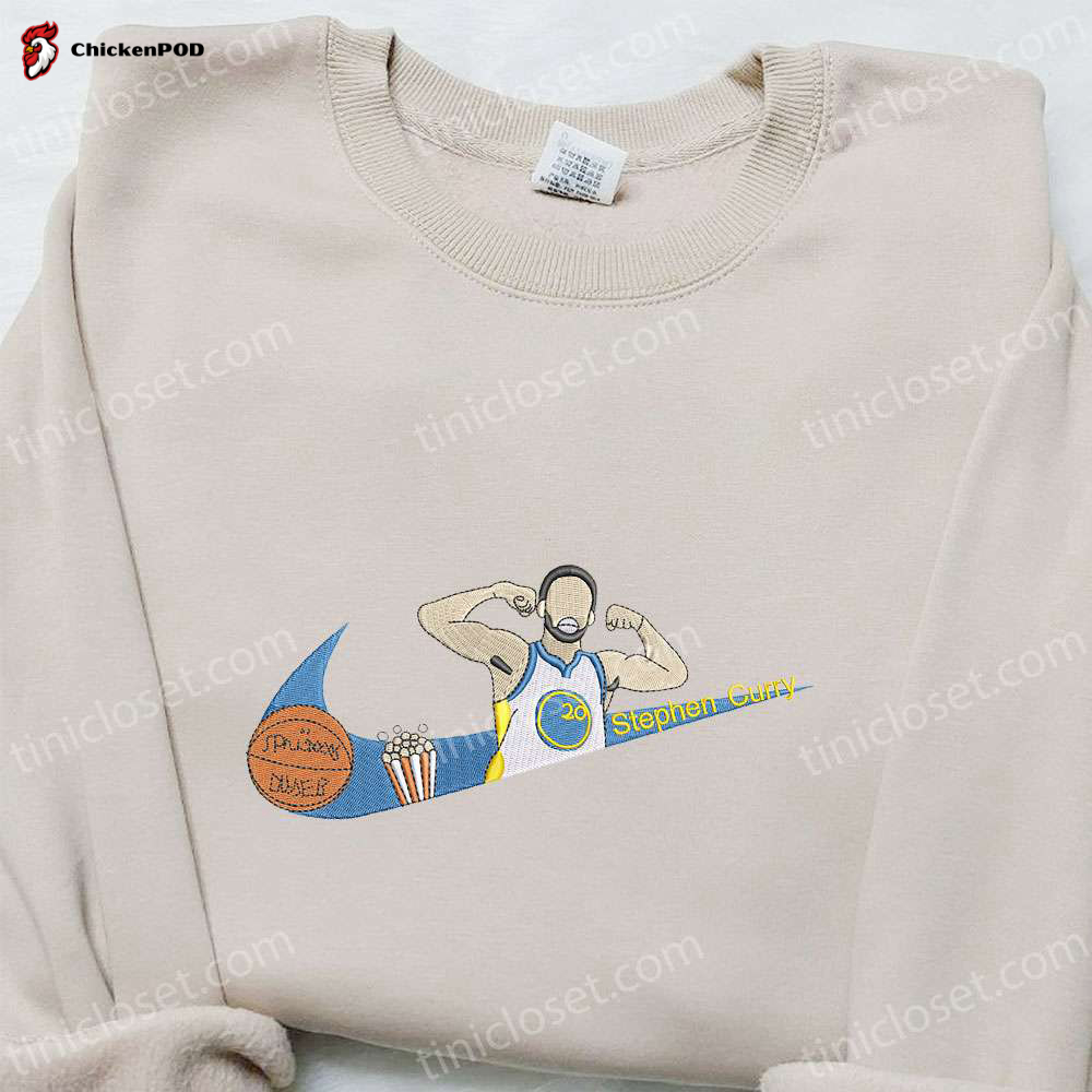 Swoosh x Goku Kid Anime Hoodie: Custom Embroidered Nike T-shirt Perfect Family Gift