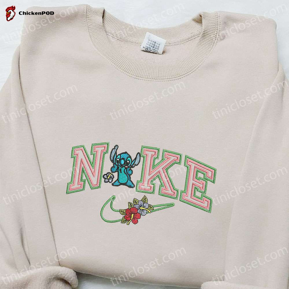 Disney Characters Embroidered Hoodie: Timon x Nike Cartoon Sweatshirt – Perfect Birthday Gift Ideas