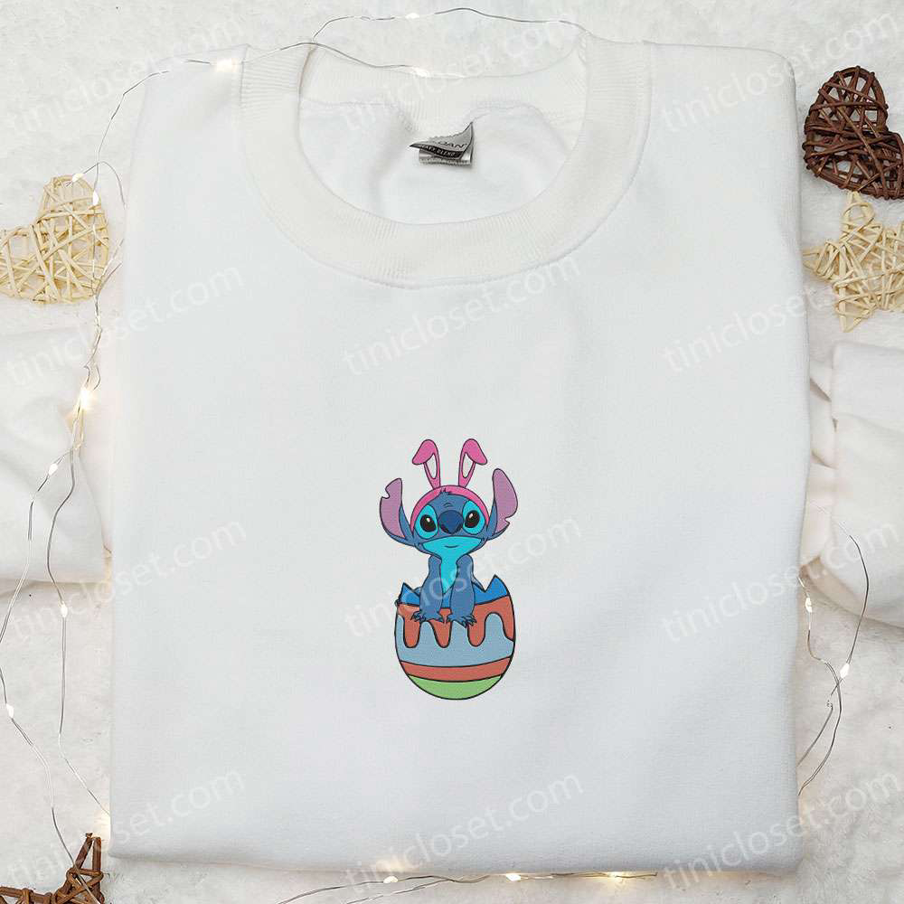 Disney Characters Embroidered Hoodie & Stitch Easter Egg Shirt: Best Thanksgiving Day Ideas