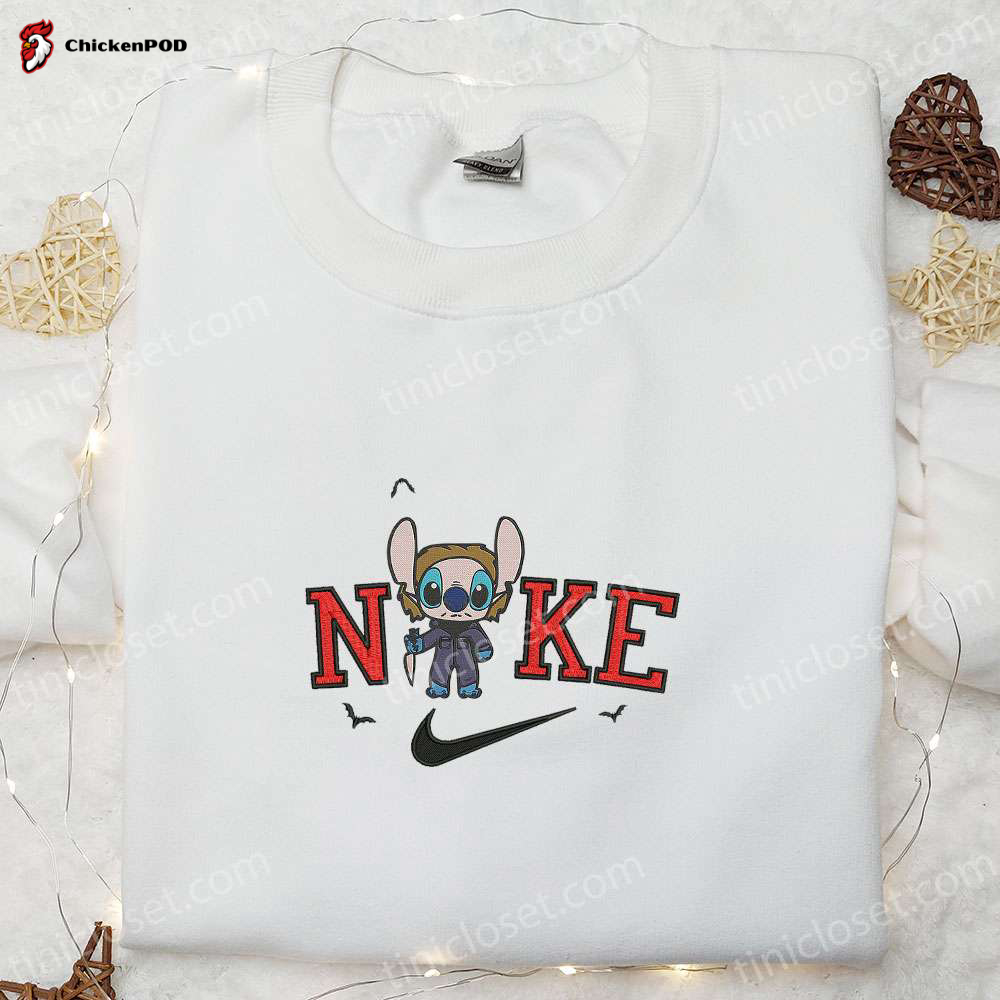 Goomba x Nike Cartoon Embroidered Shirt & Super Mario Hoodie: Custom Nike T-shirt