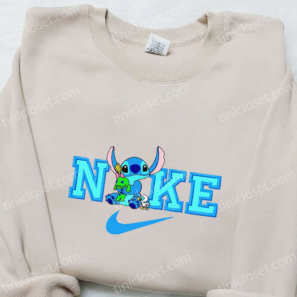 Disney Characters Embroidered Sweatshirt: Oogie Boogie x Nike Cartoon Hoodie – Best Birthday Gift Ideas