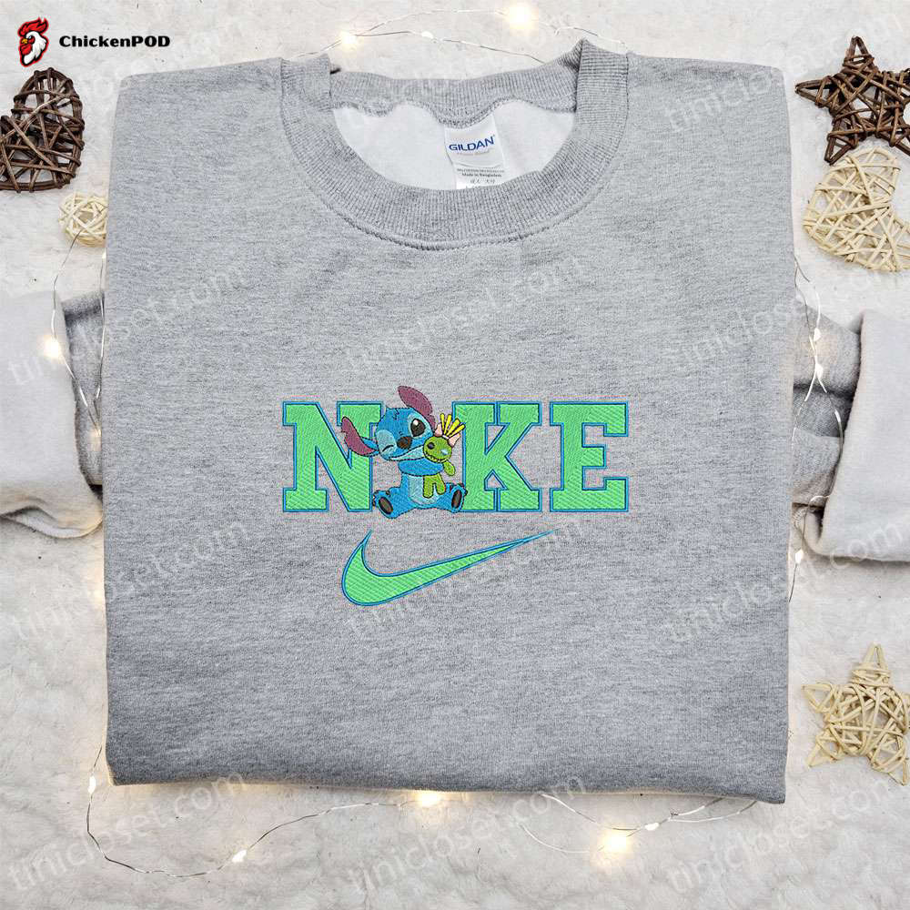 Sunflower x Nike Embroidered Sweatshirt: Best Nike Inspired Shirt Perfect Family Gift