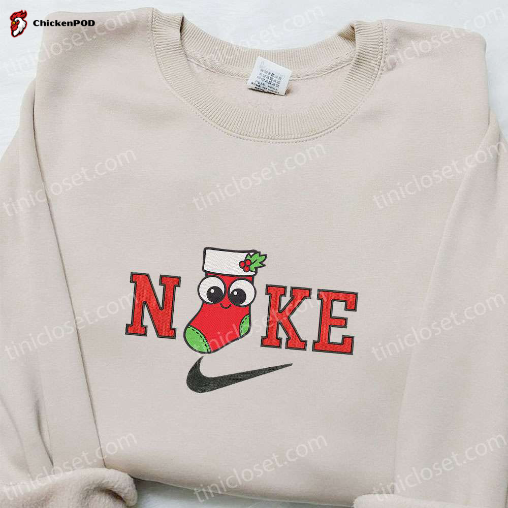 Stocking Christmas x Nike: Embroidered Sweatshirt & Shirt – Best Christmas Gift Ideas