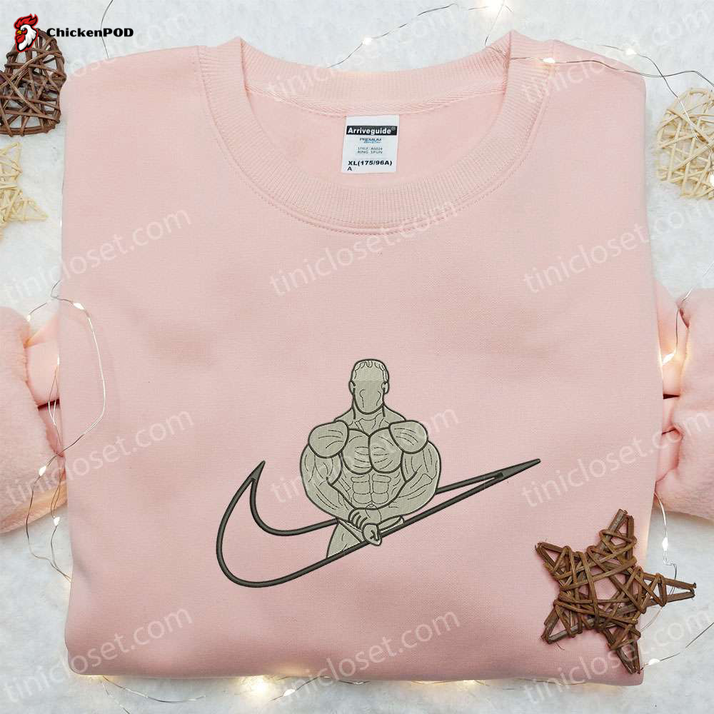 Swoosh x Snowman Xmas Embroidered Sweatshirt: Best Gift Ideas for All Occasions – Christmas Embroidered Shirt