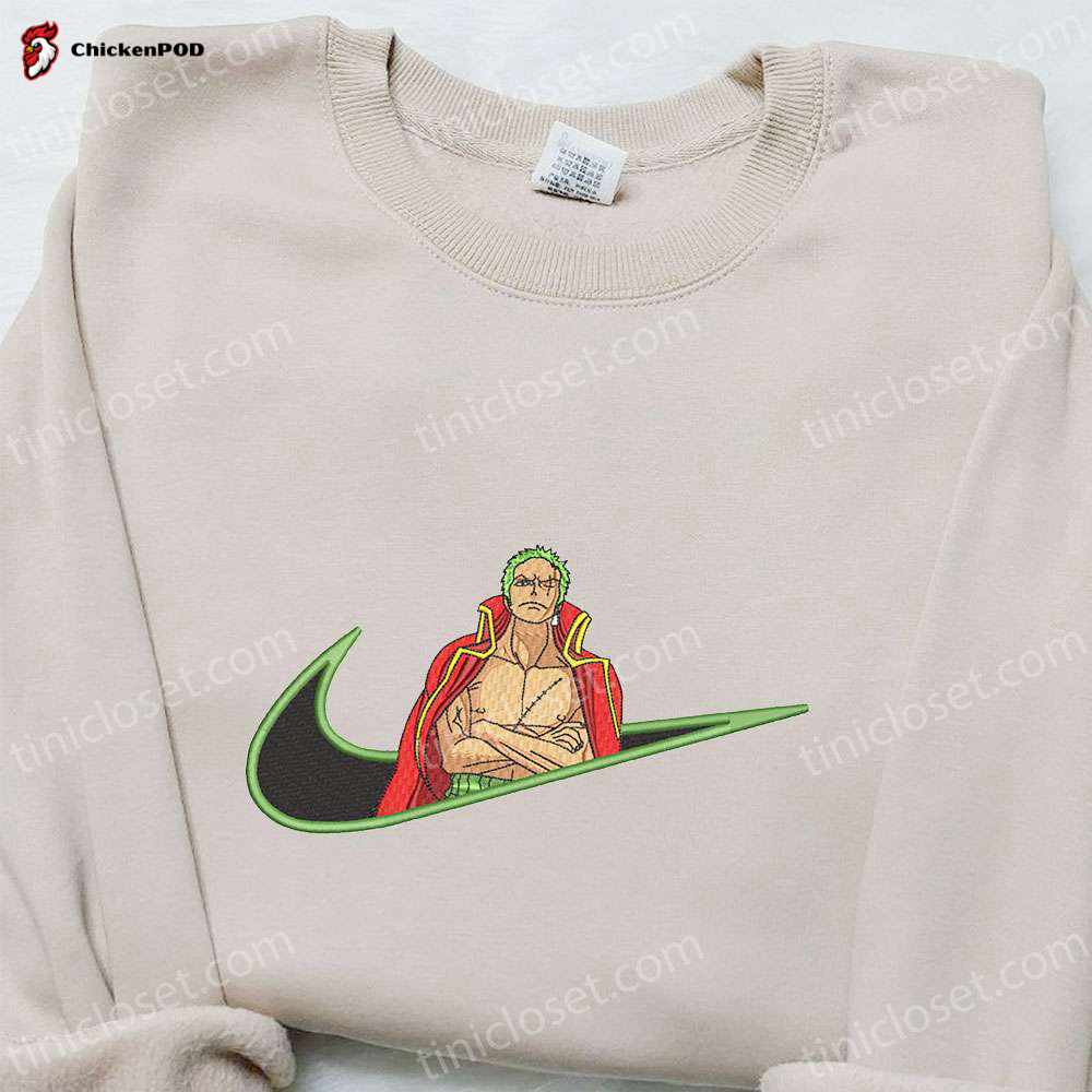 Swoosh x Roronoa Zoro King Sweatshirt: One Piece Embroidered Shirt Perfect Family Gift Idea