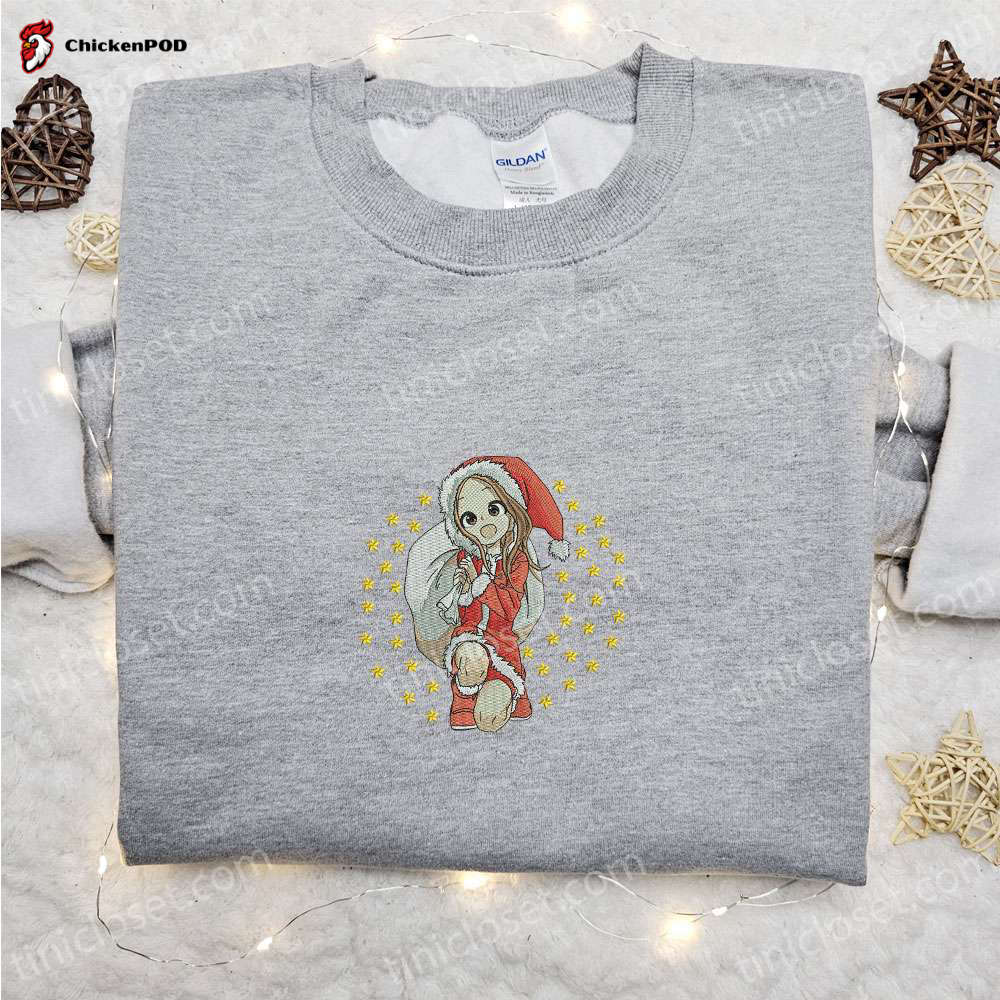 Christmas Embroidered Shirts & Anime Hoodies – Takagi San Xmas Collection