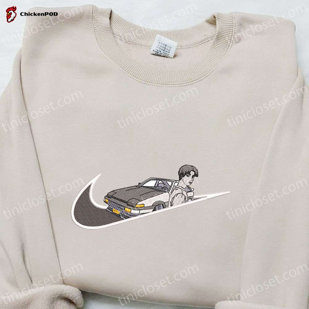 Nike Swoosh Sport Embroidered Sweatshirt: NBA Basketball Shirt & Nike Inspired Sport Shirt