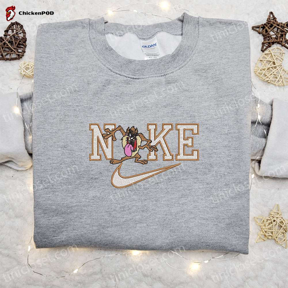 Vintage Swoosh x Nike Embroidered Sweatshirt: Best Family Gift Ideas Nike Inspired Shirt