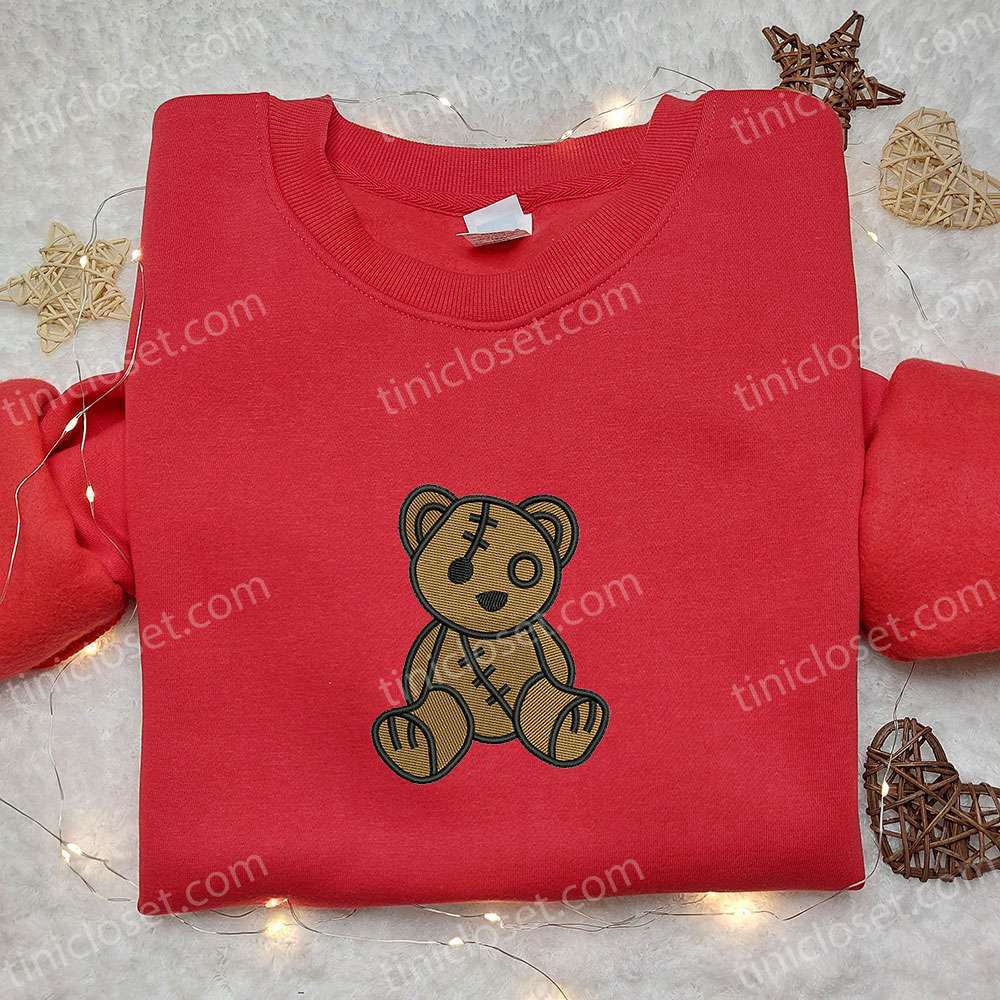 Teddy Bear Embroidered Shirt: Cute Family Gift Best in Class Quality