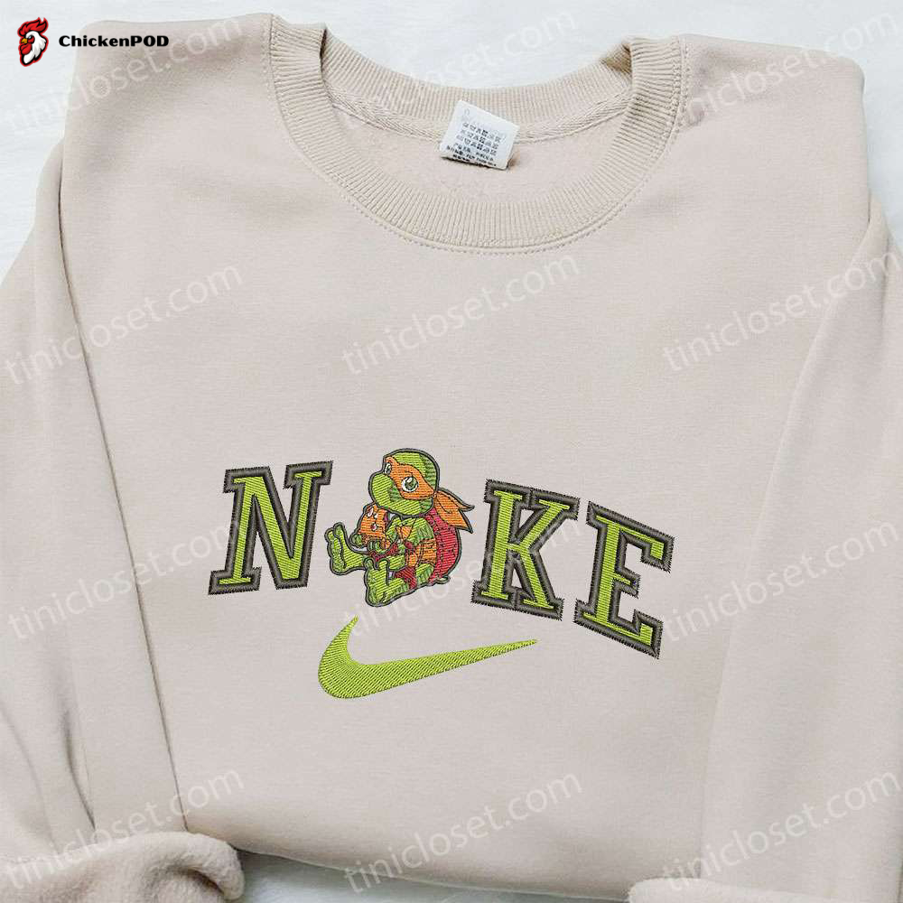 Nike x Baby Yoda Boo Ghost Embroidered Shirt: Best Family Gifts Nike Inspired Design