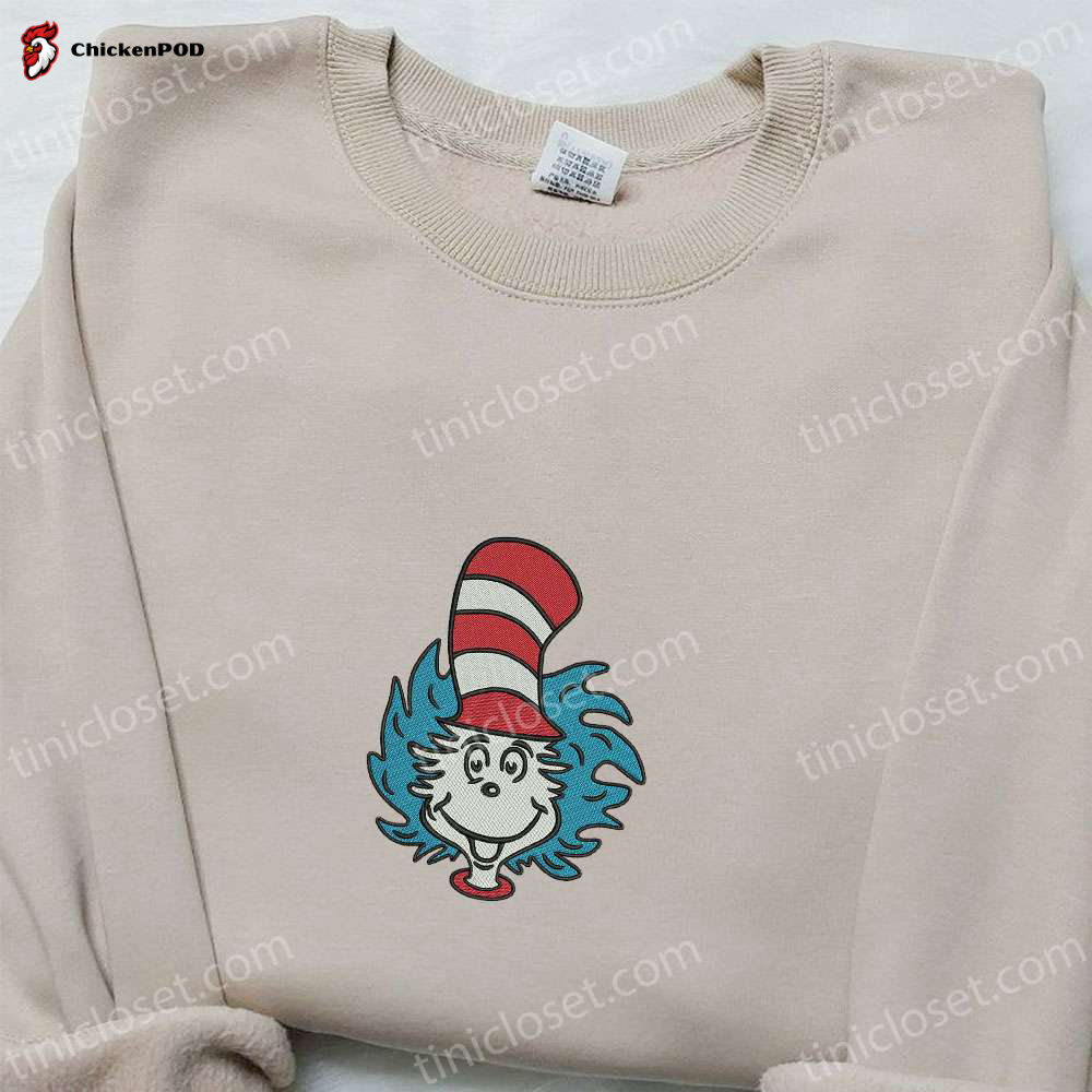 Christmas Cat in the Hat Dr Seuss Shirt & Hoodie: Best Family Gifts