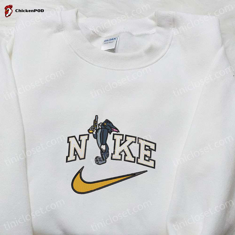 Tom Hunter x Nike Cartoon Embroidered Sweatshirt: Tom and Jerry Hoodie Perfect Birthday Gift Idea