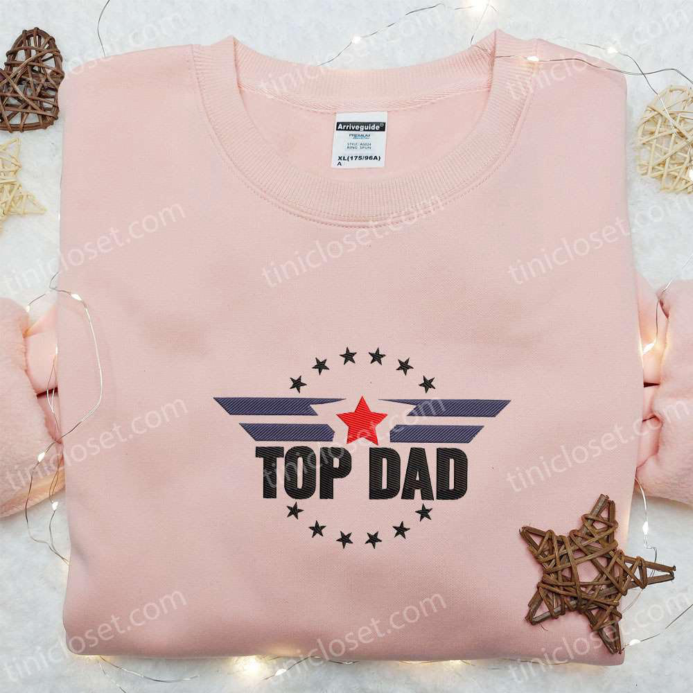 Best Dad Embroidered Shirt & Hoodie: Perfect Father’s Day Gift for Daddy