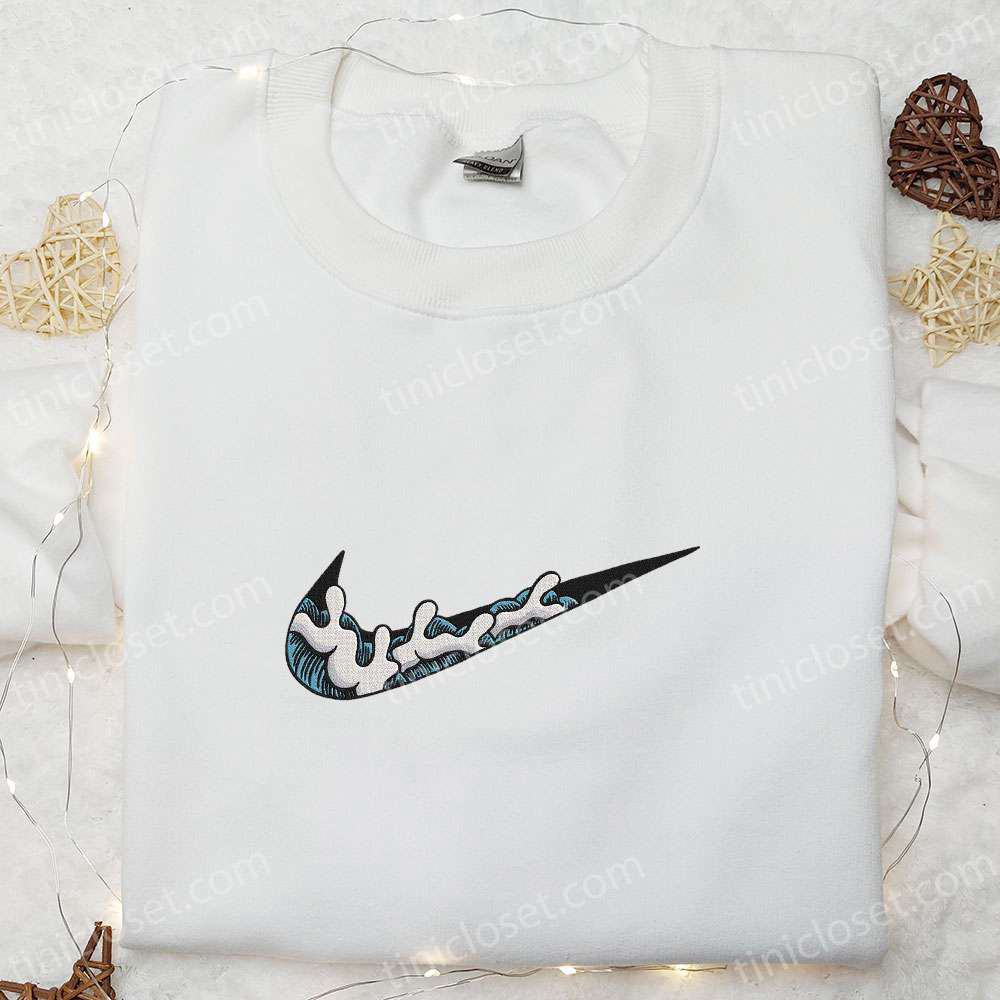 Tsunami x Nike Embroidered Sweatshirt – Best Nike Inspired Shirt Perfect Family Gift Ideas