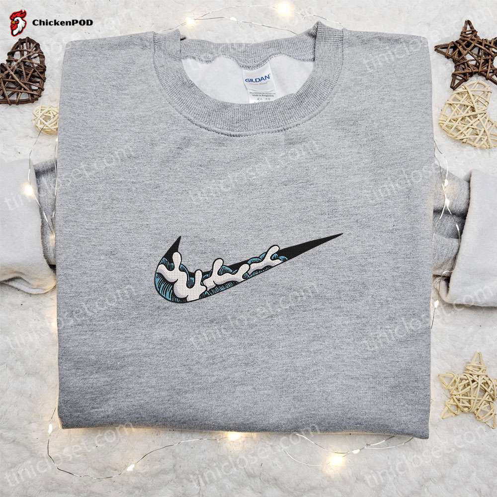 Tsunami x Nike Embroidered Sweatshirt – Best Nike Inspired Shirt Perfect Family Gift Ideas