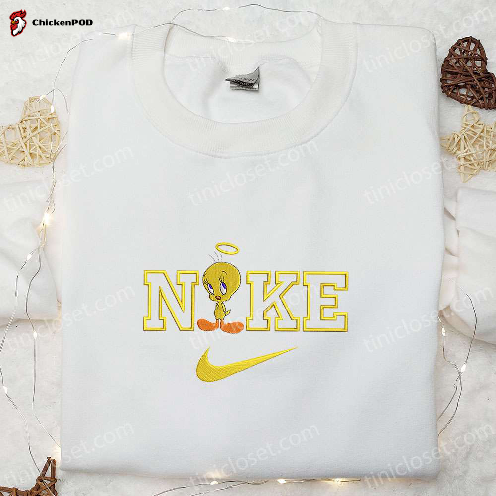 Vintage Nike Logo Embroidered Shirt & Hoodie: Best Family Gifts