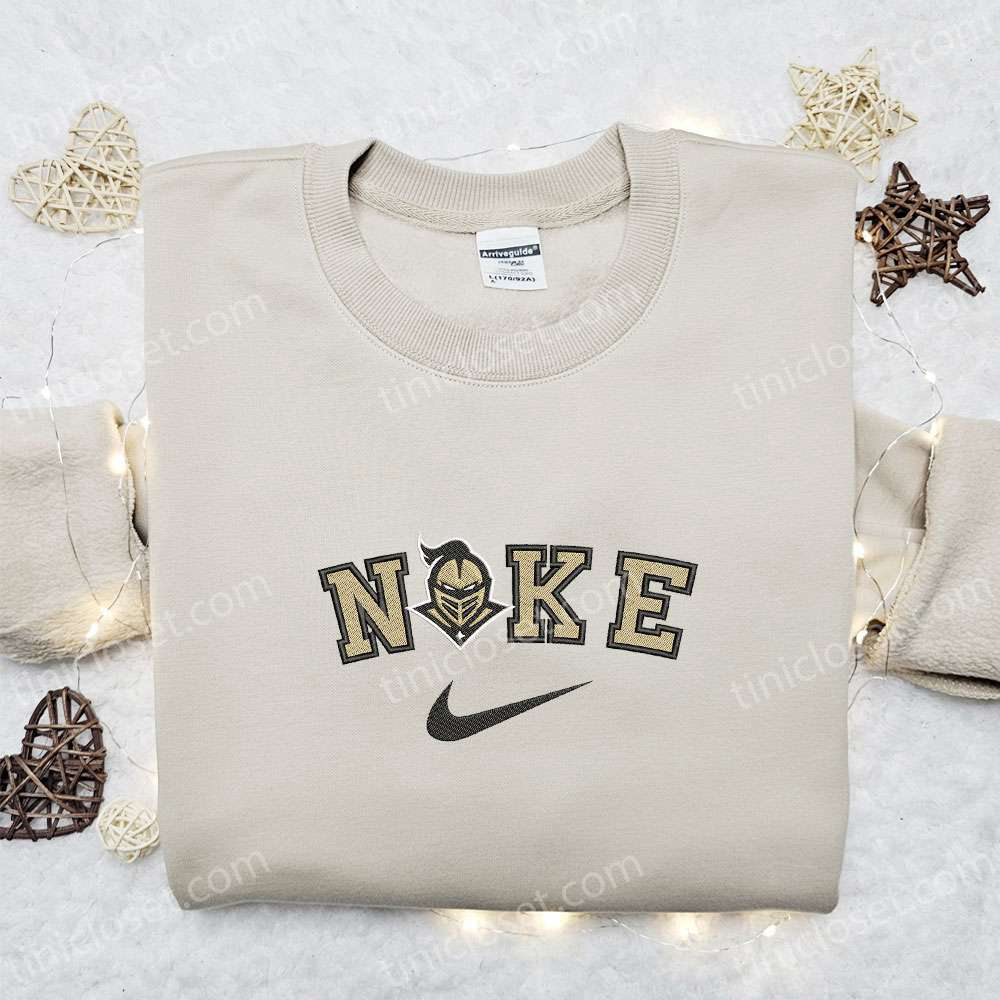 UCF Knights x Nike Embroidered Shirt & Hoodie Set: Perfect NCAA Sports Gift Idea