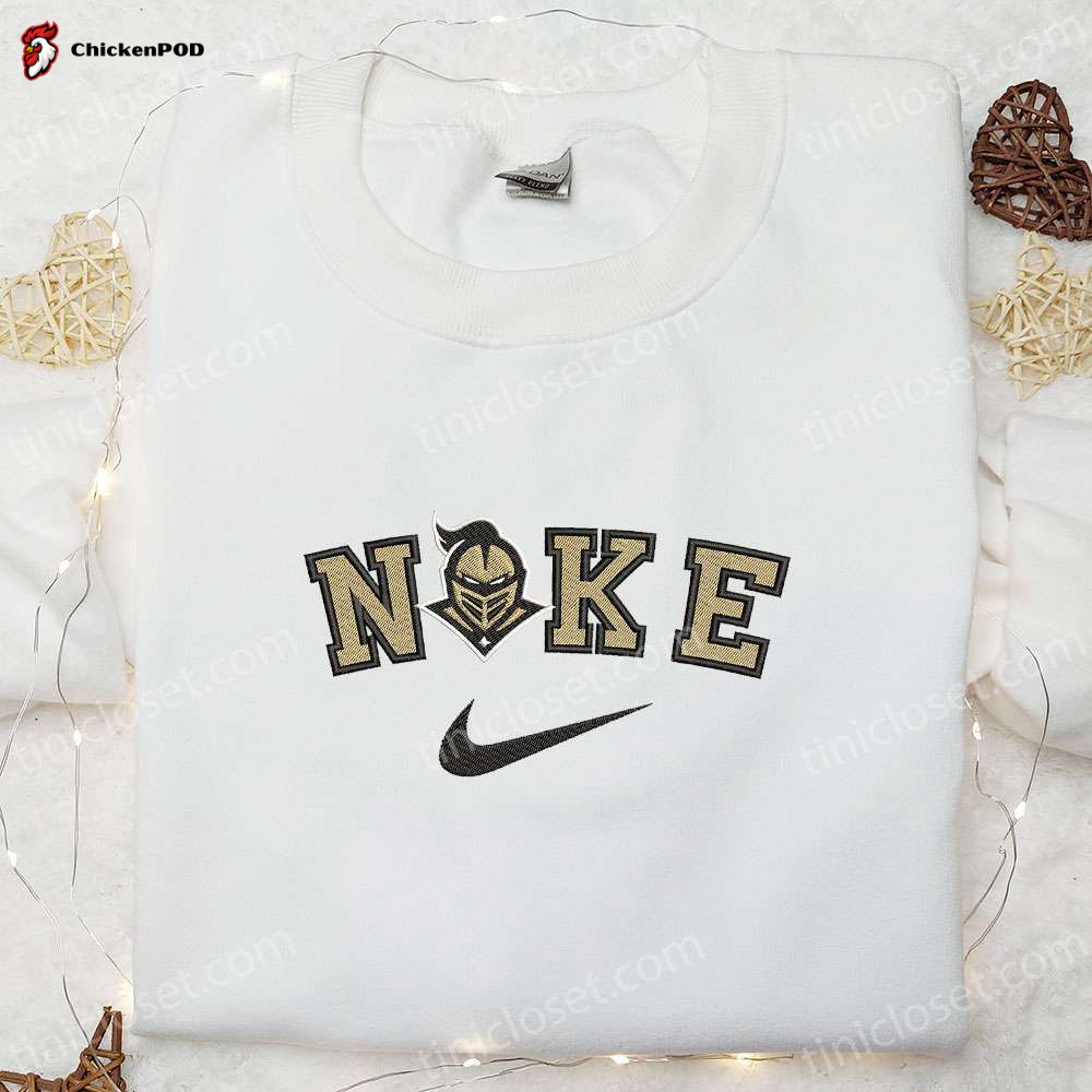 UCF Knights x Nike Embroidered Shirt & Hoodie Set: Perfect NCAA Sports Gift Idea