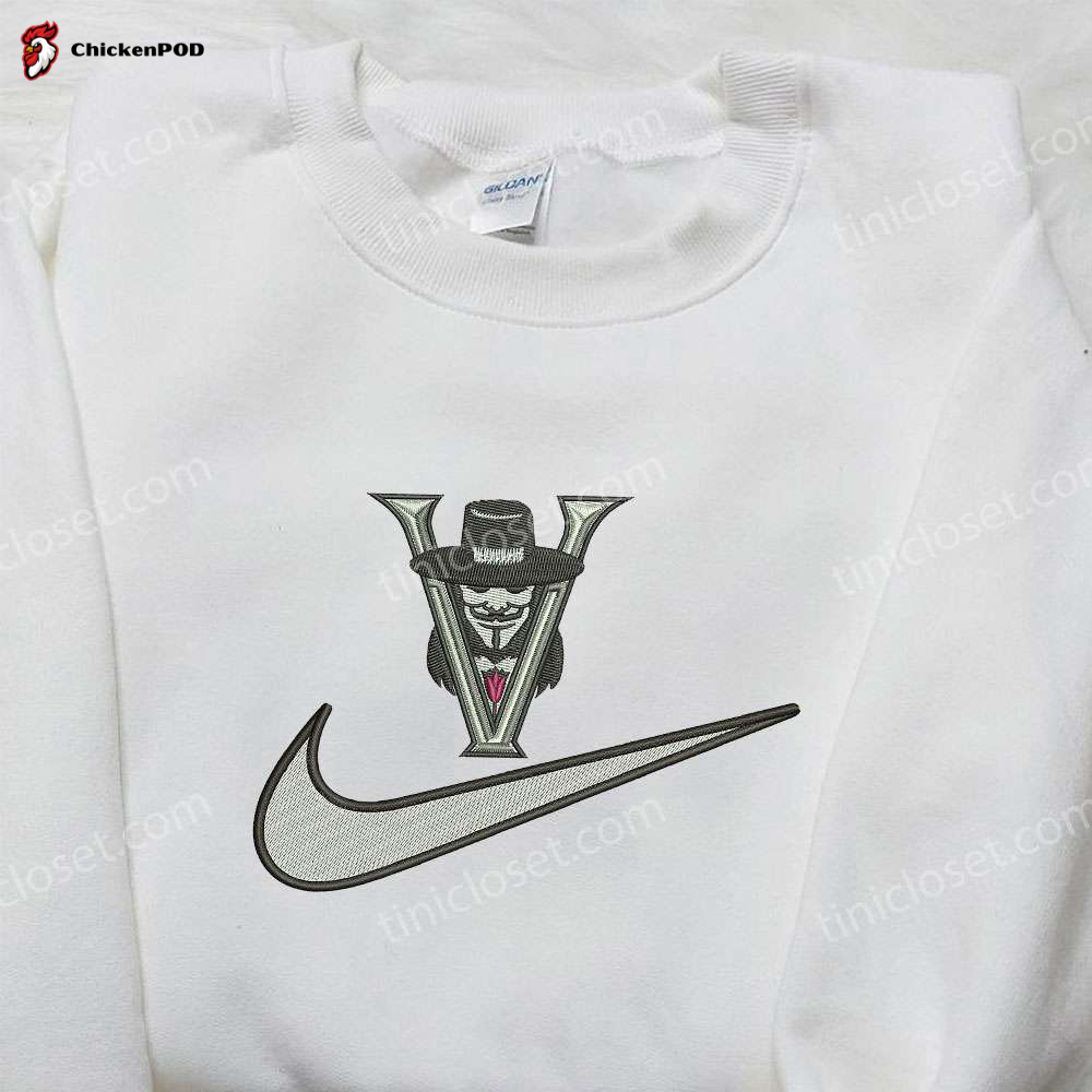 Venom Oumuk x Nike Embroidered Hoodie & Movie Characters Shirt Nike Inspired Embroidery