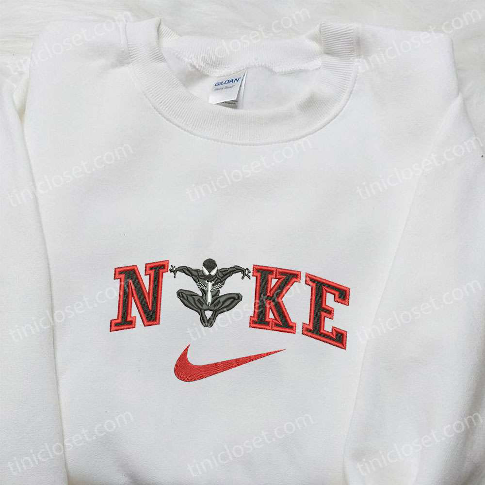 Venom x Nike Movie Embroidered Sweatshirt Marvel Universe Hoodie – Best Birthday Gift Ideas