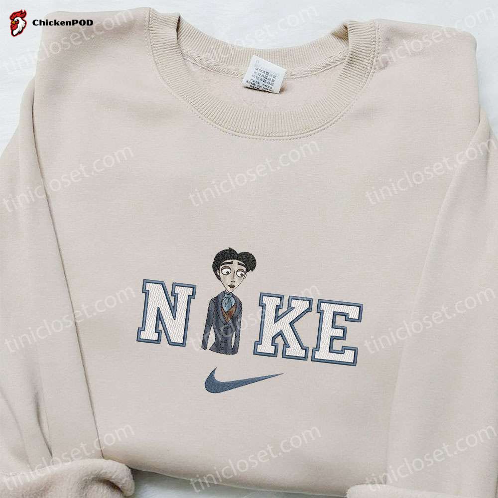 Stylish Victor x Nike Embroidered Shirt Corpse Bride Hoodie Nike Inspired Sweatshirt – Trendy and Unique Apparel