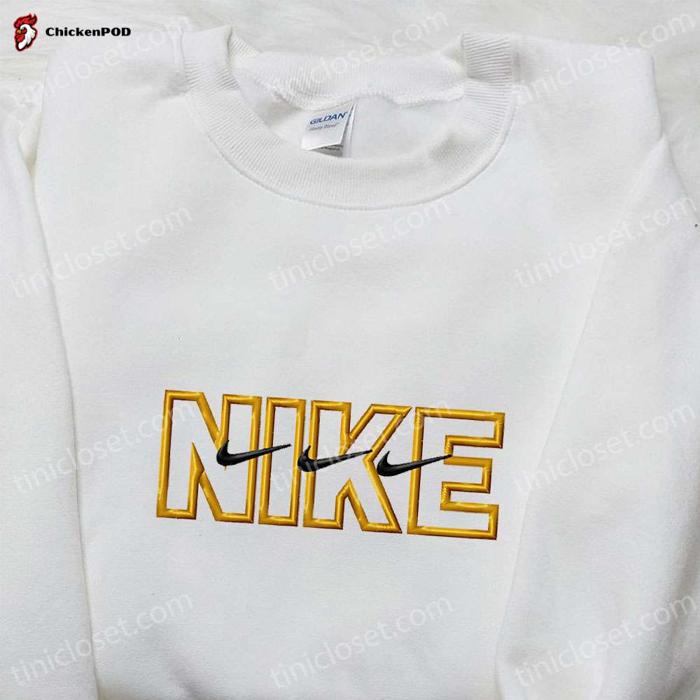 Vintage Retro Nike Swoosh Embroidered Shirt – Nike Inspired Best Gift for Family