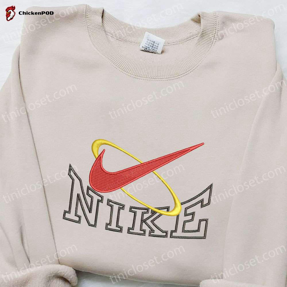 Vintage x Nike Embroidered Shirt & Christmas Hoodie: Custom T-shirt Options