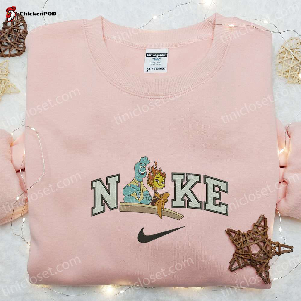 Nike Embroidered Sweatshirt & Disney Plus Shirt: Unique Wade Ripple & Ember Lumen Collection – Best Gift Ideas for All Occasions