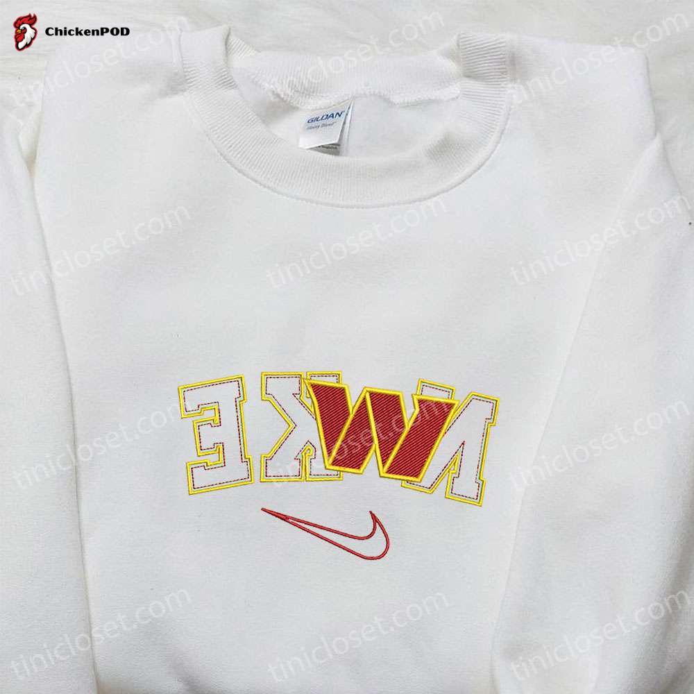 Washington Commanders x Nike Swoosh Embroidered Shirt & NFL Sports Hoodie: Best Fandom Gift Ideas