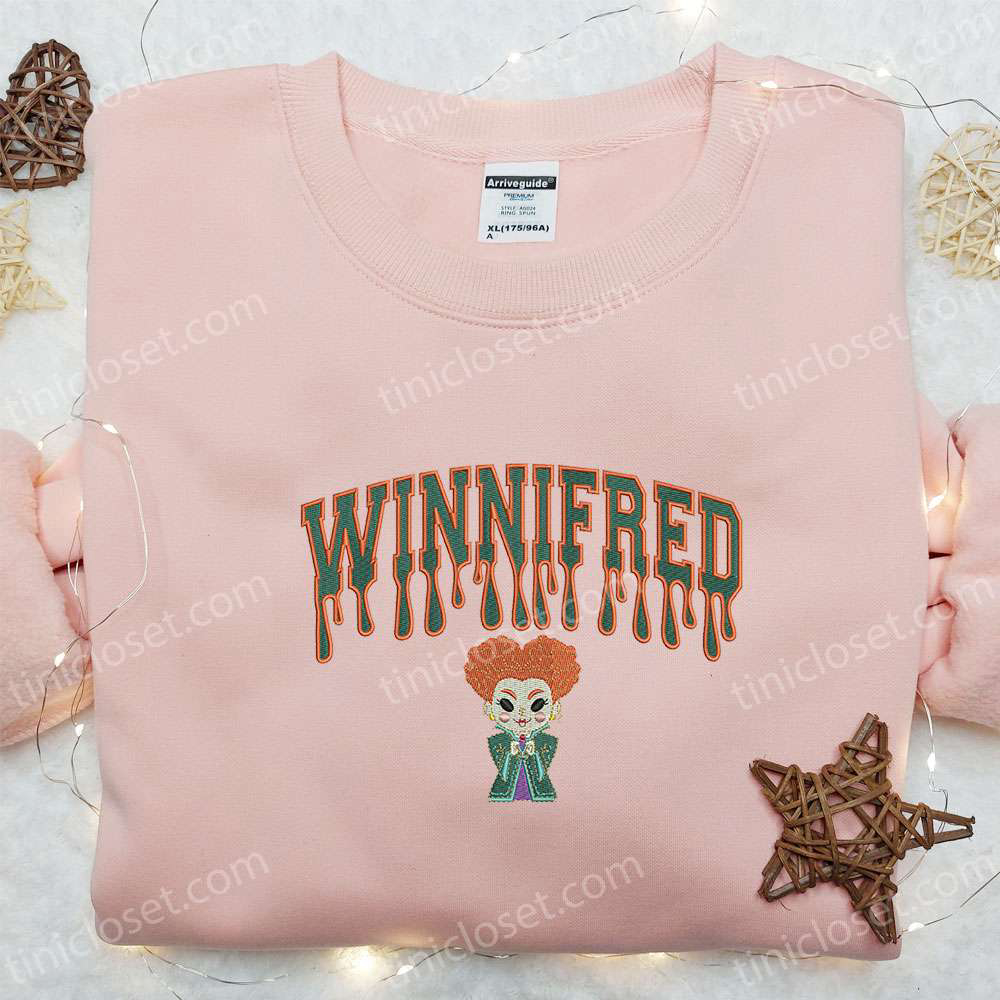 Winifred Sanderson Embroidered Sweatshirt – Halloween Movie Shirt Best Halloween Gift Ideas