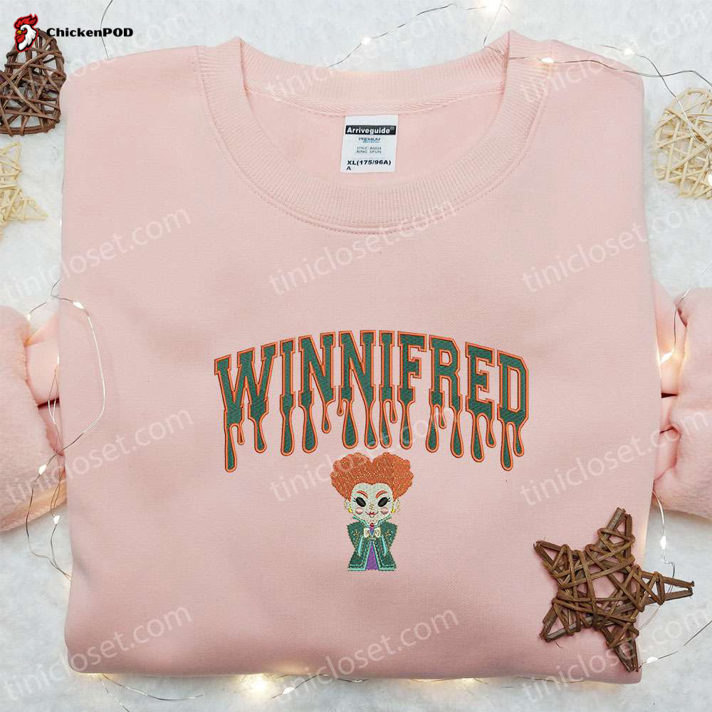 Winifred Sanderson Embroidered Sweatshirt – Halloween Movie Shirt Best Halloween Gift Ideas