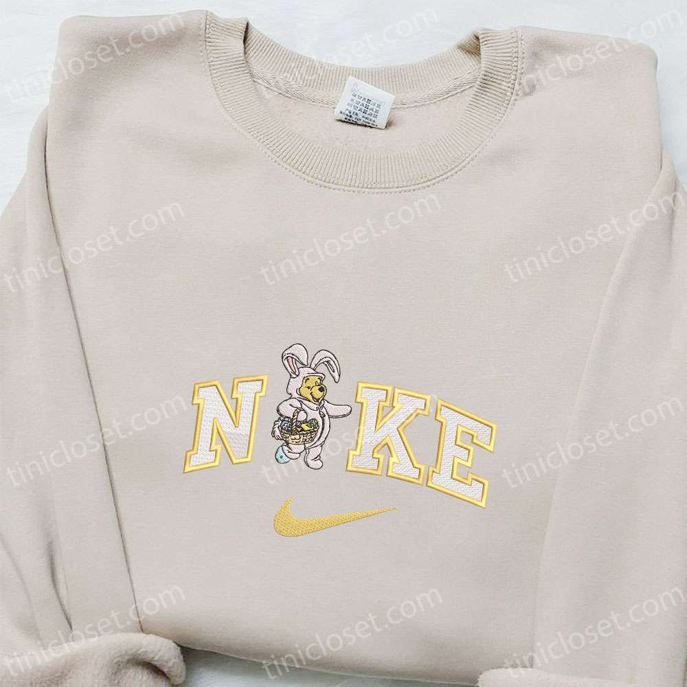 Winnie The Pooh Easter Nike Embroidered Shirt & Thanksgiving Hoodie: Best Holiday Gift Ideas