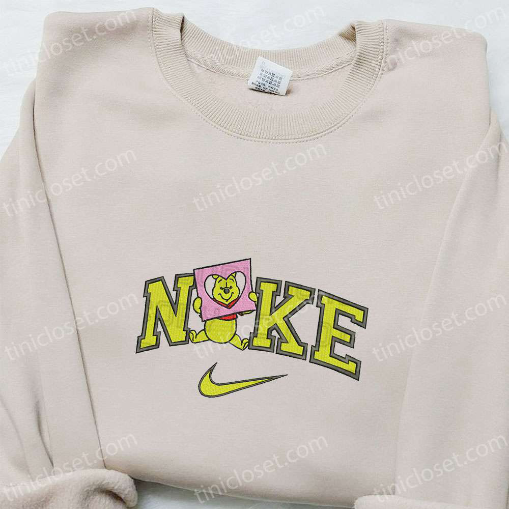 Winnie The Pooh Heart Paper x Nike Embroidered Shirt & Hoodie: Perfect Valentine’s Day Gift Ideas